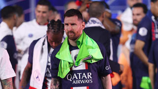 מסי במשחק אחרון ב פריז