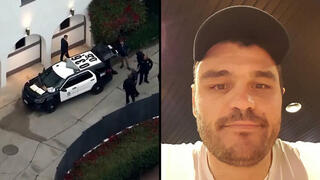 זירת הרצח בלוס אנג'לס שבה נרצח אמיל לחזיאל