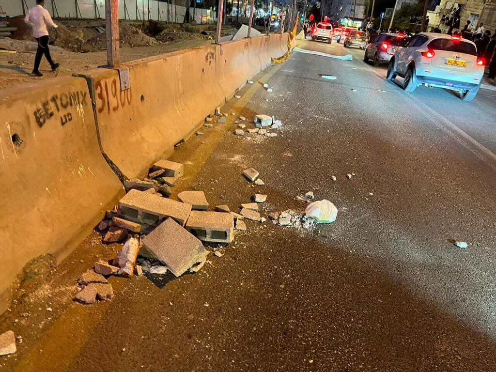 הנזק שגרמו המוחים בבר אילן בירושלים, נגד הרכבת הקלה