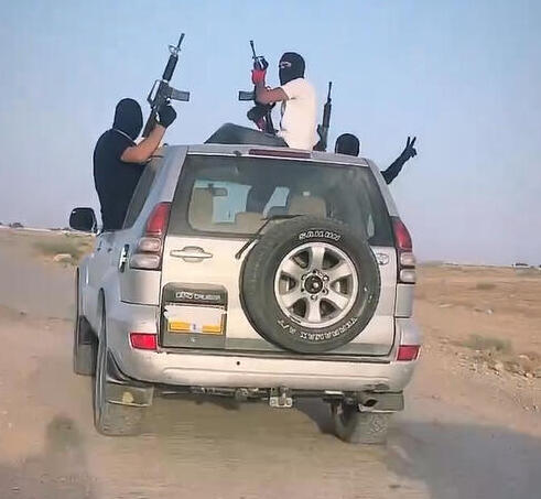 שיירת החמושים שביצעו ירי במהלך שיירה של חתונה בפזורה הבדואית