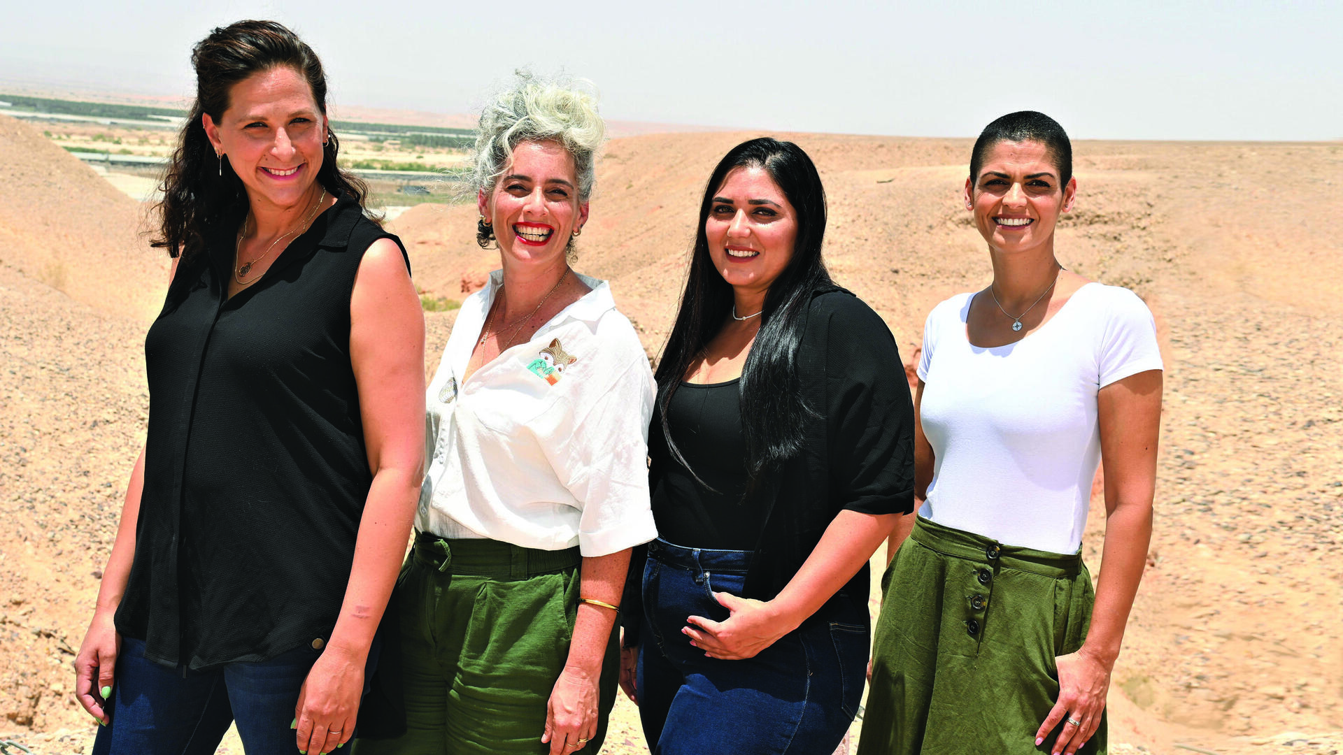 מימין: טליה עדי, אדוה שריקי, אורית הורוביץ ונרי מזור 