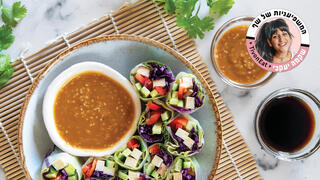 ספרינג רולס בגרסת קיץ טבעונית