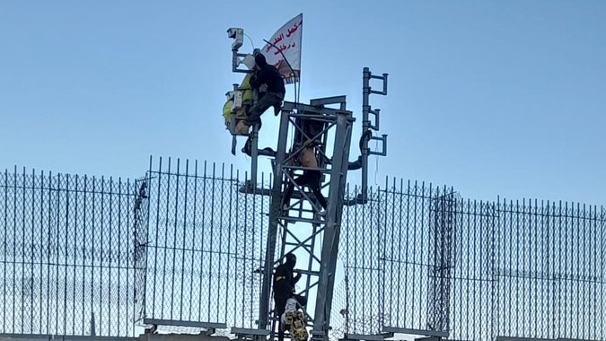 לבנוניים משחיתים מצלמות תצפית בשער פאטמה סמוך למטולה