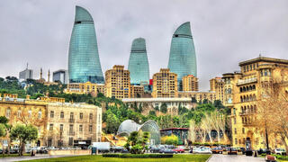 מרכז העיר באקו בירת אזרבייג'אן