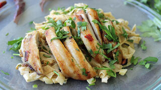 מתכונים פסטה עם פרגית צרובה