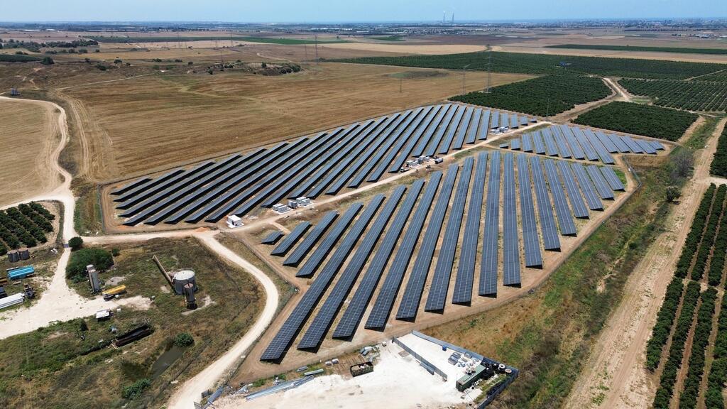 Doral Group solar panels in Kibbutz Gvar'am (Photo: Courtesy of Doral) פאנלים סולאריים של קבוצת דוראל בגברעם
