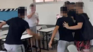 תיעוד אירוע האלימות בבית הספר בחדרה