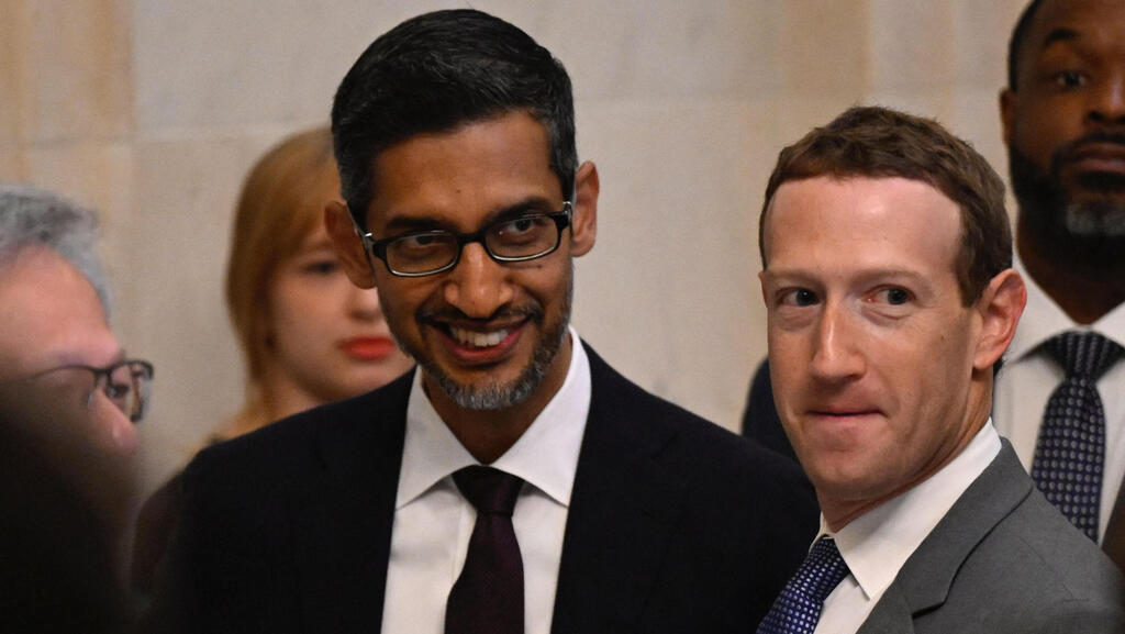 מארק צוקרברג וסונדר פיצ'אי