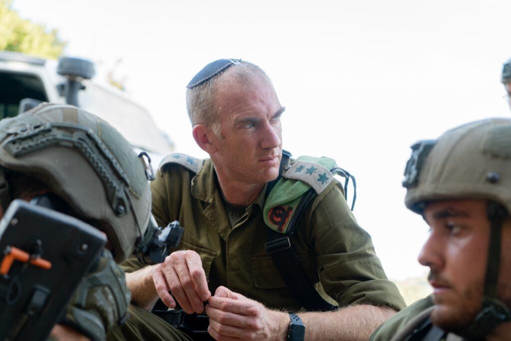 Nahal Brigade commander Col. Yonatan Steinberg (Photo: IDF) מפקד חטיבת הנח"ל, אלוף-משנה יהונתן שטיינברג ז"ל נהרג היום בהיתקלות עם מחבל