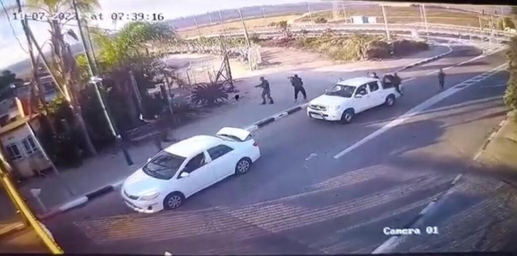 תיעוד ממצלמת האבטחה של מושב יכיני