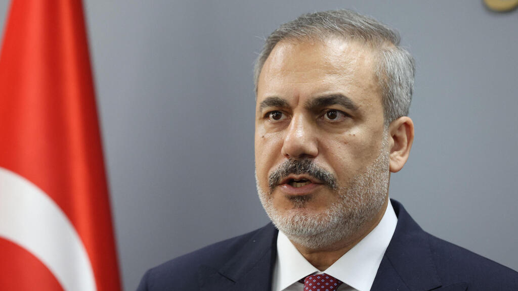 Turkish foreign minister, 'The boycott is not structural but conditional' (Photo: Anwar Amro / AFP) הקאן פידאן שר החוץ של טורקיה