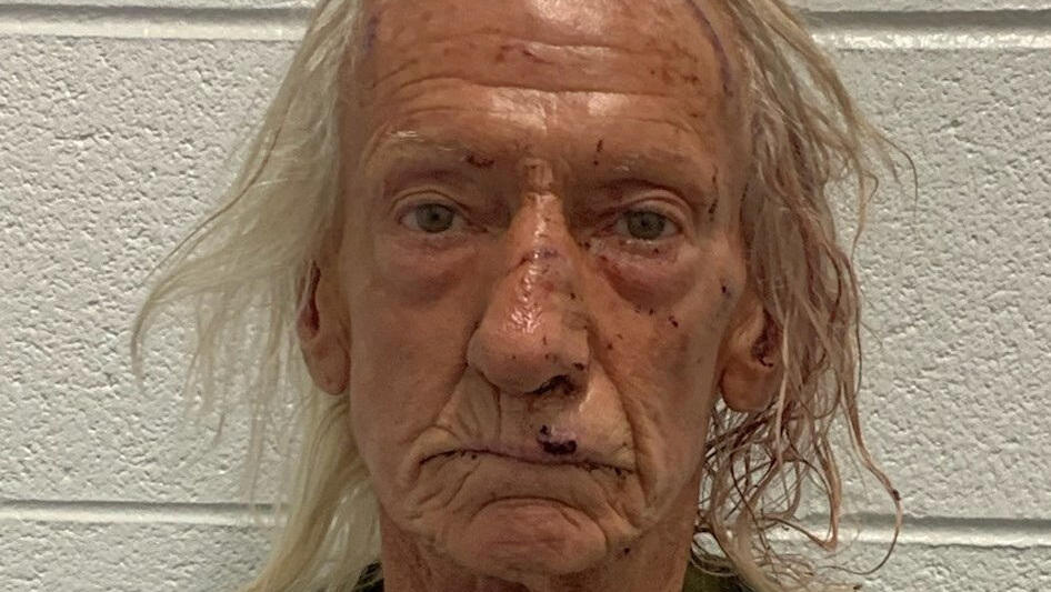 Joseph M. Czuba poses for a police booking photograph after being arrested by the Will County Sheriff's Office in Illinois