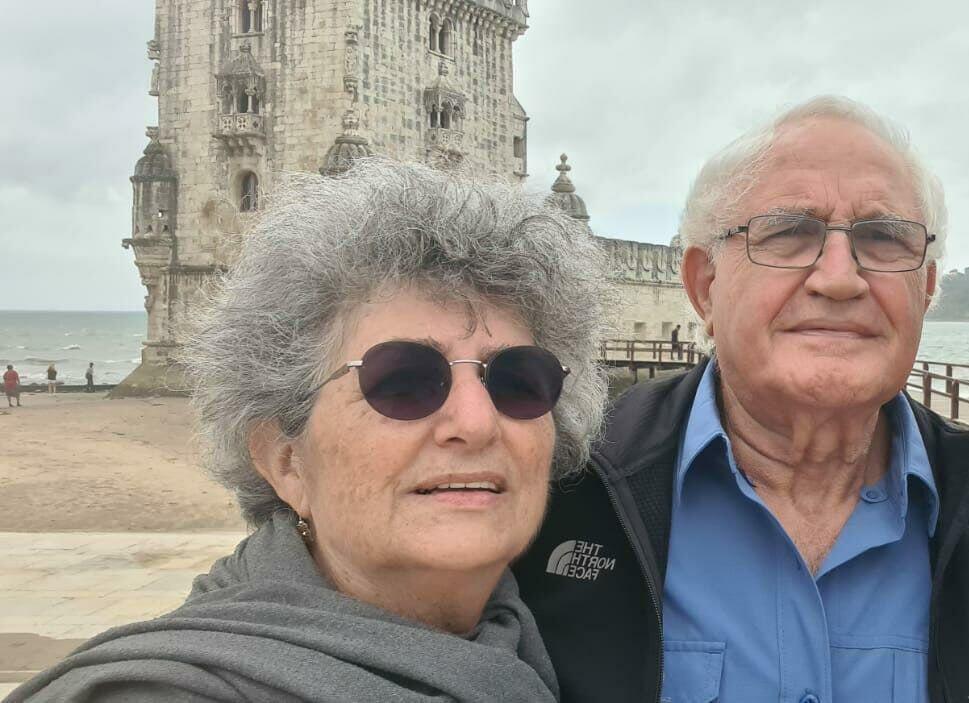 Adina Moshe and her husband, Sa’id (Photo: Courtesy of the family) סעיד ז"ל ועדינה משה