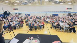 קבלת שבת עולמית לתמיכה בישראל באטלנטה ארה"ב.