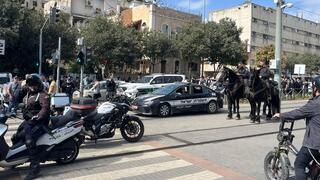 זירת הפיגוע בתחנת הרכבת הקלה בשבטי ישראל, ירושלים