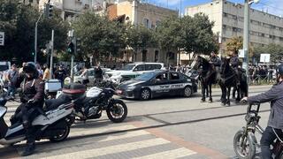 זירת הפיגוע בתחנת הרכבת הקלה בשבטי ישראל, ירושלים