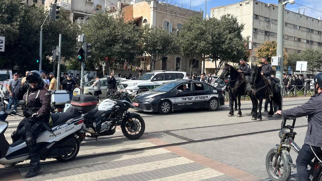זירת הפיגוע בתחנת הרכבת הקלה בשבטי ישראל, ירושלים