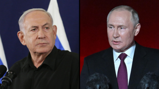 בנימין נתניהו ולדימיר פוטין 