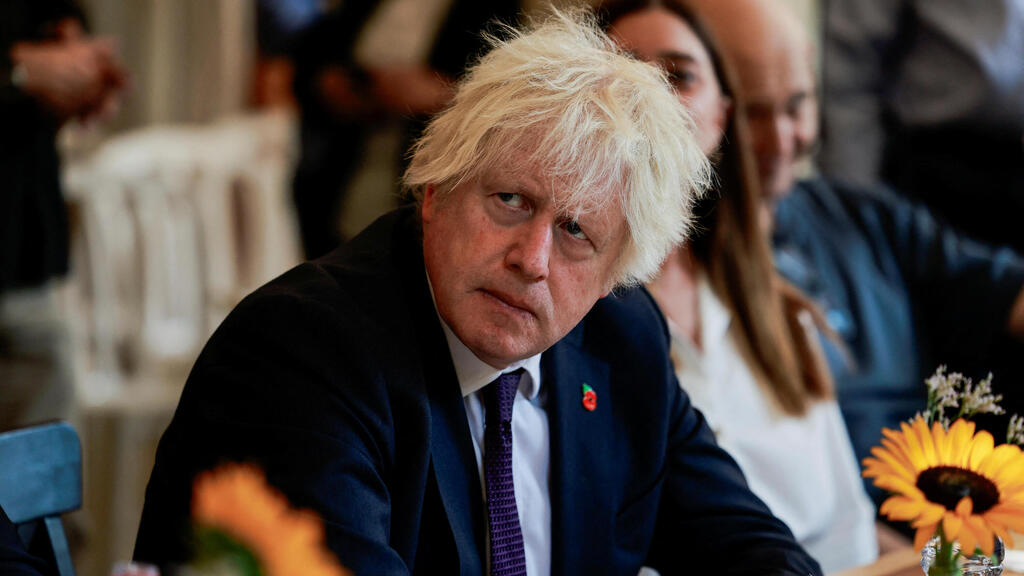 Boris Johnson (Photo: REUTERS/Ammar Awad) ראשי ממשלות בריטניה ואוסטרליה לשעבר, בוריס ג'ונסון וסקוט מוריסון נפגשו עם חיילי צה"ל בעלי אזרחות בריטית, בירושלים