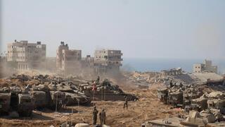 תיעוד מפעילות כוחות אוגדה 36 ברצועת עזה