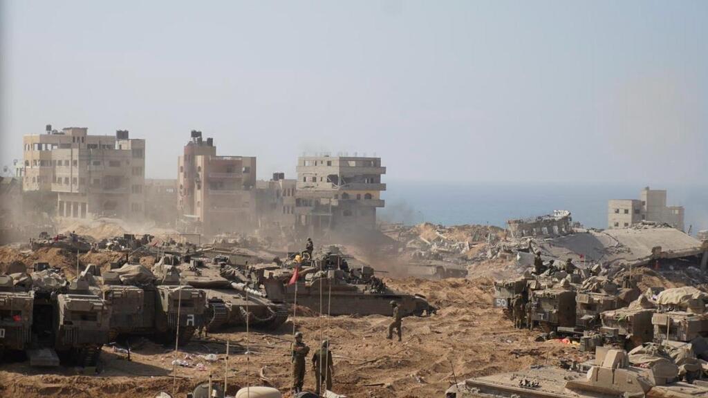 תיעוד מפעילות כוחות אוגדה 36 ברצועת עזה