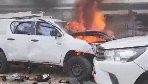 פגיעה של טיל נ"ט במרחב דובב