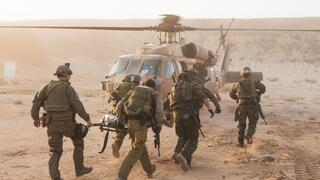 תיעוד מפינוי פצועים על ידי מסוקי החילוץ ויחידה 669