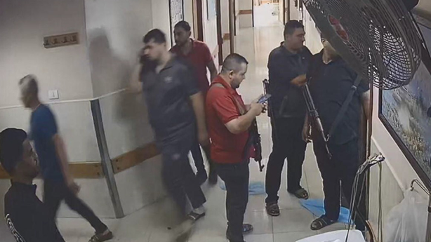  Террористы ХАМАСа в больнице Газы 