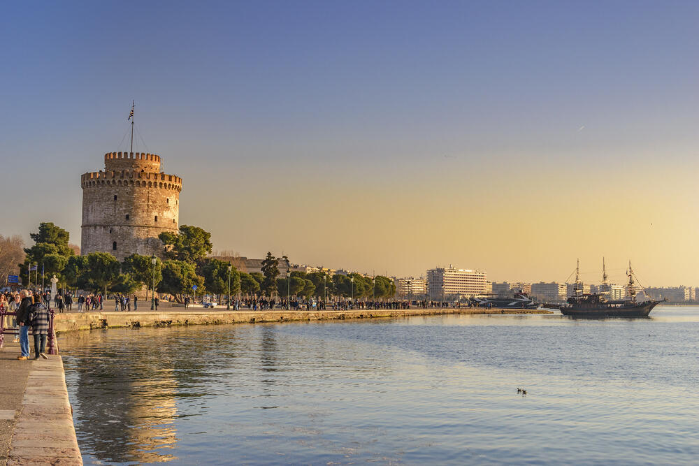 Thessaloniki, Greece (Photo: Shutterstock) המגדל הלבן בסלוניקי