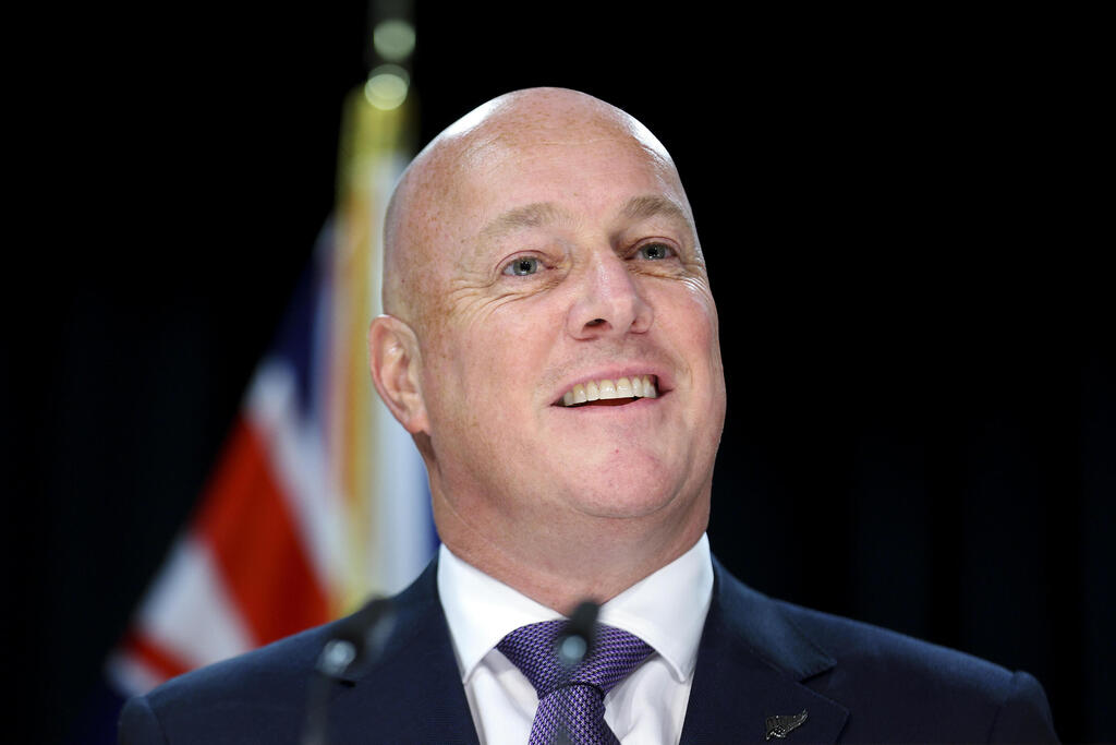 New Zealand Prime Minister Christopher Luxon (Photo: Hagen Hopkins/Getty Images) ראש ממשלת ניו זילנד כריסטופר לקסון