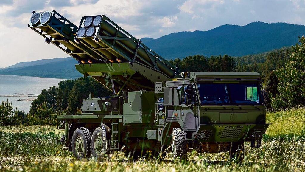 A PULS precision artillery system (Photo: Courtesy of Elbit) משגר רקטות PULS