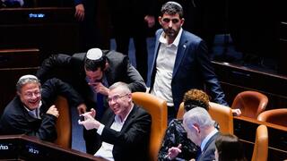 הצבעת התקציב במליאת הכנסת