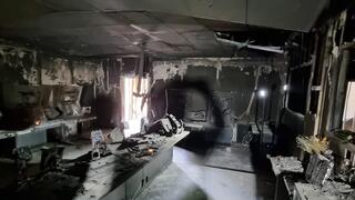 חמ"ל התצפיתניות השרוף בנחל עוז