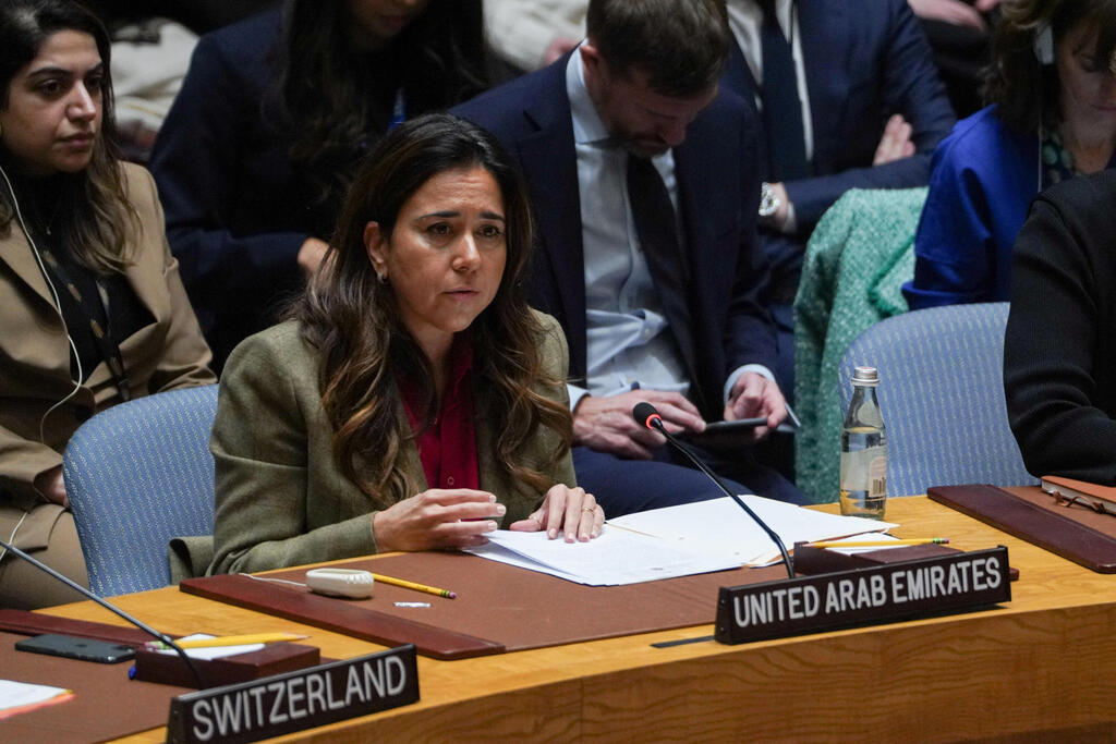Lana Nusseibeh (Photo: Reuters /David Dee Delgado) מועצת הביטחון אישרה הצעה להגדלת הסיוע לעזה; וטו אמריקני על קריאה רוסית להפסקת אש