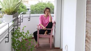 דפנה לוסטיג וג'וני הלר בביתם