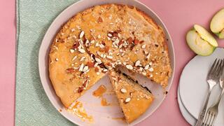 עוגת תפוחים ושקדים