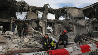 הרס בעקבות מתקפת טילים של איראן בעיר ארביל ב כורדיסטאן העיראית בצפון עיראק