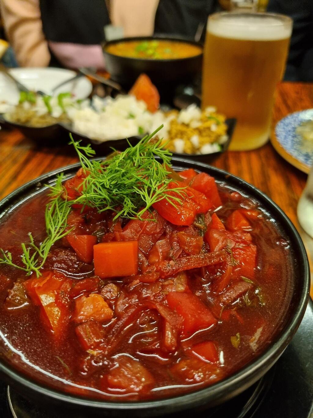 מרק זנב שור ב"מעיין הבירה", חיפה