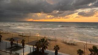 מזג אוויר חורפי בתל אביב