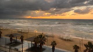 מזג אוויר חורפי בתל אביב