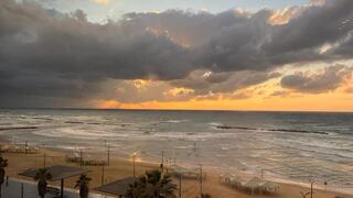 מזג אוויר חורפי בתל אביב