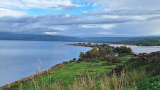 מזג אוויר מעונן חלקית בכנרת