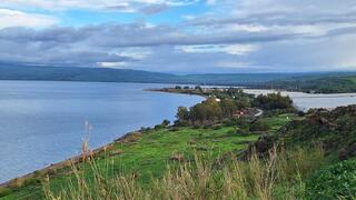 מזג אוויר מעונן חלקית בכנרת