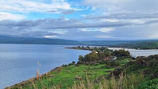 מזג אוויר מעונן חלקית בכנרת