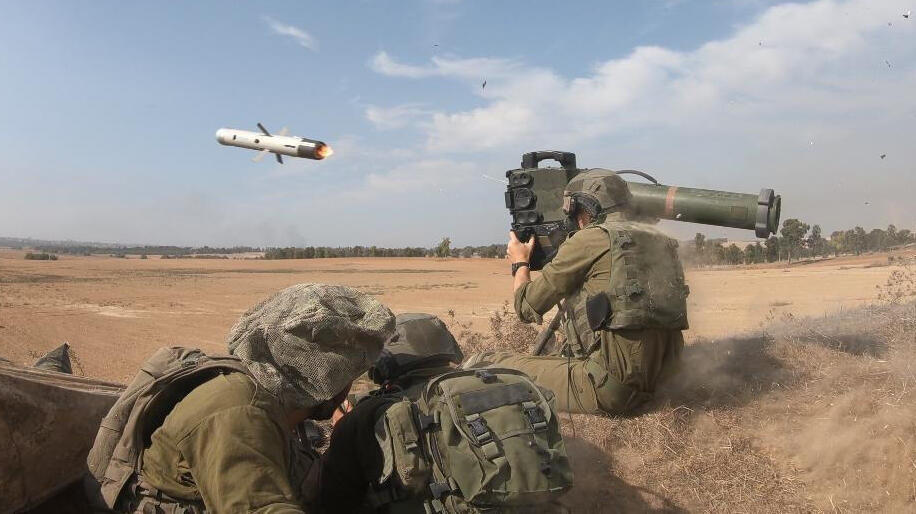 Пуск ракеты Spike (Фото: пресс-служба ЦАХАЛа) טיל ספייק