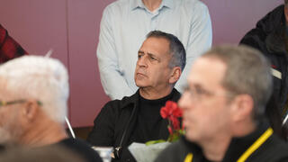 חיים ביבס משה חג'ג' ומשה אדרי של בכנס העסקים להובלת תכנית לאומית למען תושבי עוטף והדרום