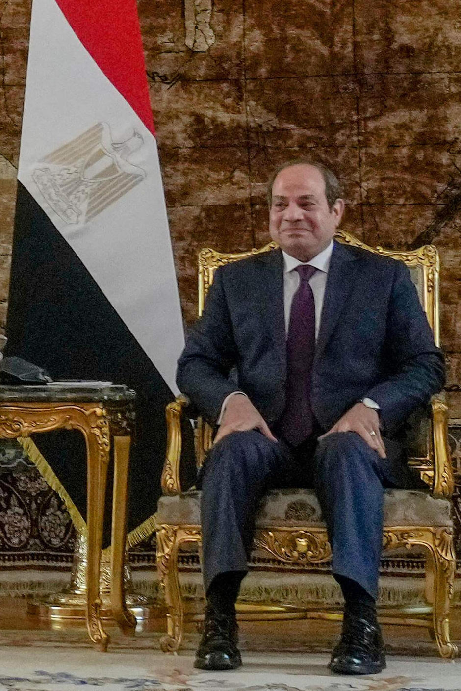 א־סיסי בפגישה עם בלינקן בקהיר