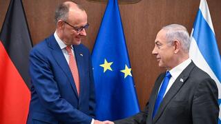 ראש הממשלה בנימין נתניהו נפגש עם יו"ר האופוזיציה של גרמניה וראש סיעת CSU/CDU פרידריך מרץ, במשרד רה"מ בירושלים