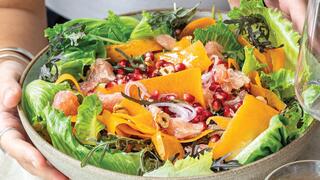 סלט ירוק, אדום וכתום