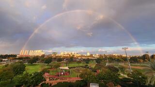 קשת בענן בפארק הרצליה